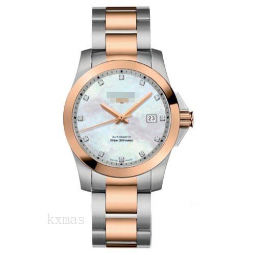 Affordable Good Looking Stainless Steel And 18Ct Rose Gold Watch Band L3.276.5.87.7_K0002726