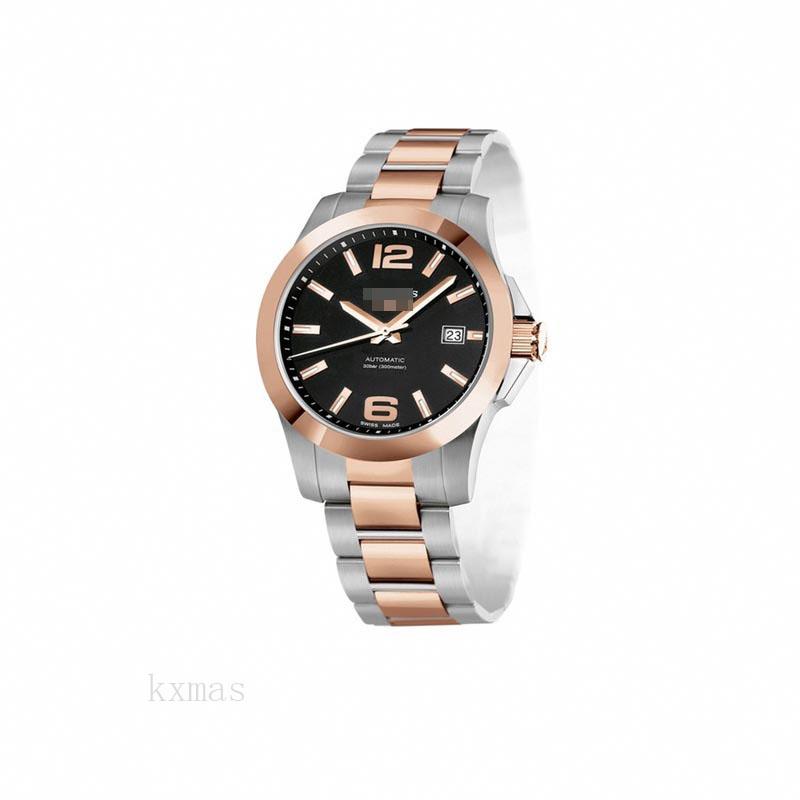 Wholesale Custom Stainless Steel And 18Ct Rose Gold Watch Band L3.676.5.56.7_K0002713