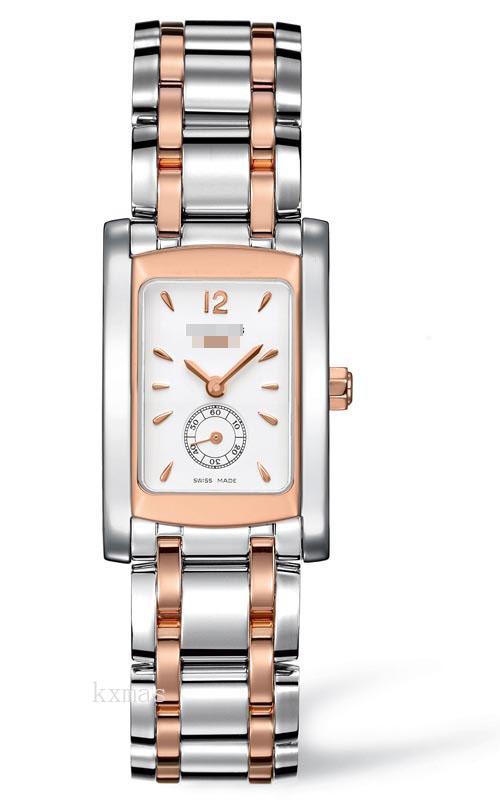 Best Cheap Stainless Steel And 18Ct Rose Gold Wristwatch Band L5.155.5.18.7_K0002758