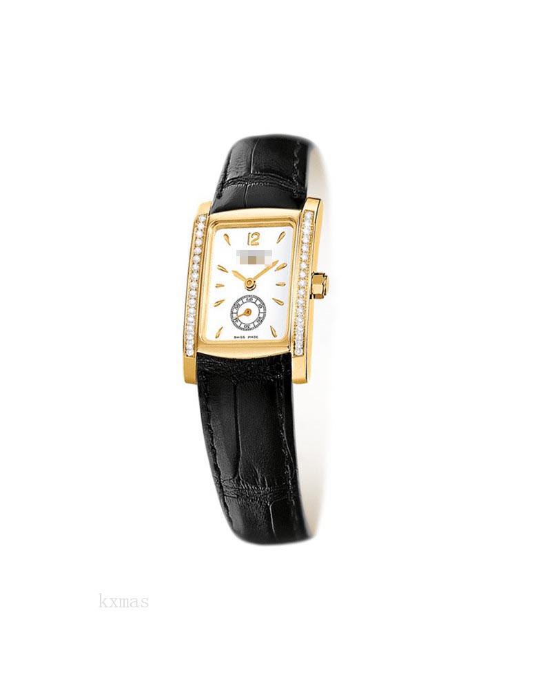 Cheap Crocodile Leather Watch Strap L5.155.7.16.0_K0002649