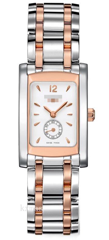Bargain Good Stainless Steel And 18Ct Rose Gold Watch Wristband L5.502.5.18.7_K0002155
