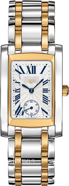 Beautiful Stainless Steel And 18Ct Gold Watch Band L5.502.5.70.7_K0002752
