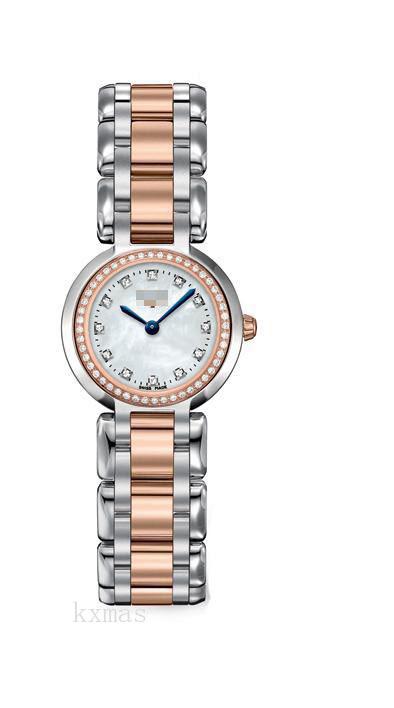 Bargain High Quality Stainless Steel And 18Ct Rose Gold Watch Band L8.109.5.89.6_K0002747