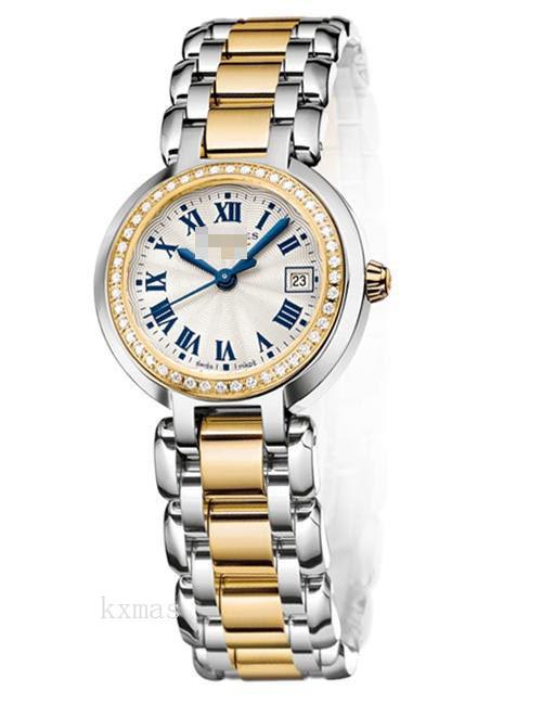 Bargain Good Stainless Steel And 18Ct Gold Watch Band Replacement L8.110.5.95.6_K0002744