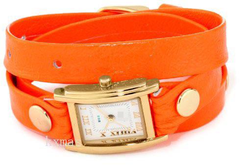 Buy China Calfskin 19 mm Watch Band LAMERNEON_2GOLDSQ_K0015102