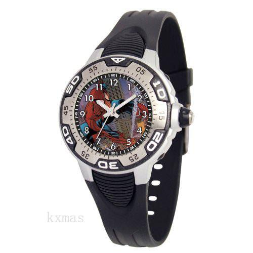 Affordable And Stylish Plastic 18 mm Watch Wristband MA0108-D375-BLACK_K0026247