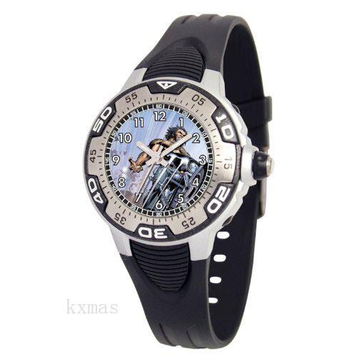 Wholesale OEM Plastic 18 mm Watch Strap MA0108-D385-BLACK_K0026239