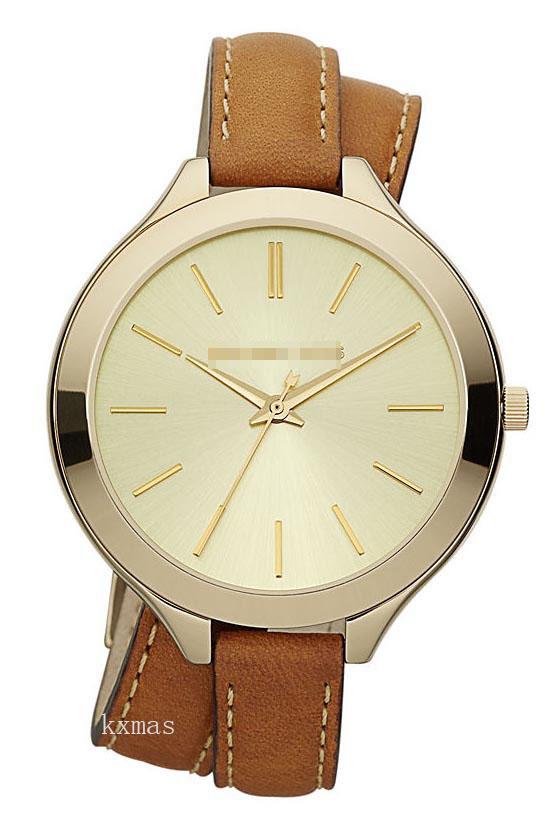 Discount Swiss Leather Watch Wristband MK2256_K0000451