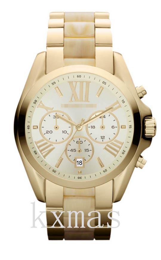 Wholesale CE Certification Stainless Steel And Acetate Wristwatch Band MK5722_K0000650