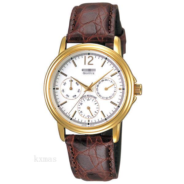 Unique Elegant Leather Watch Strap MTP-1174Q-7AJF_K0002005