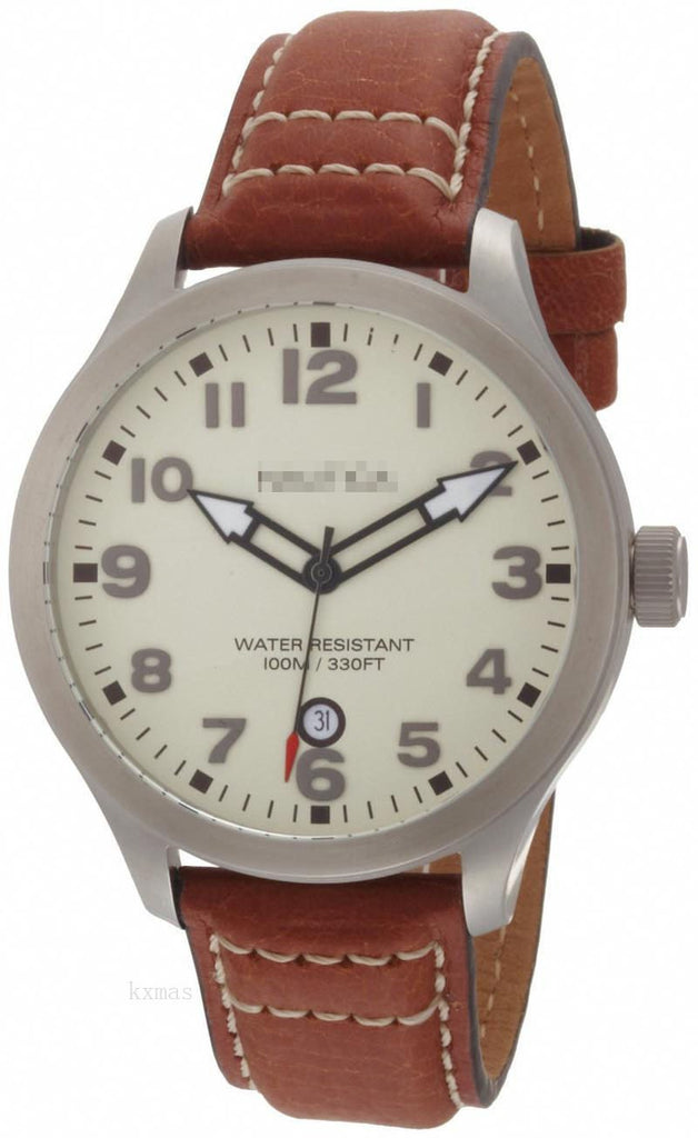 Unique Designer Leather 20 mm Watch Wristband N09560G_K0025532