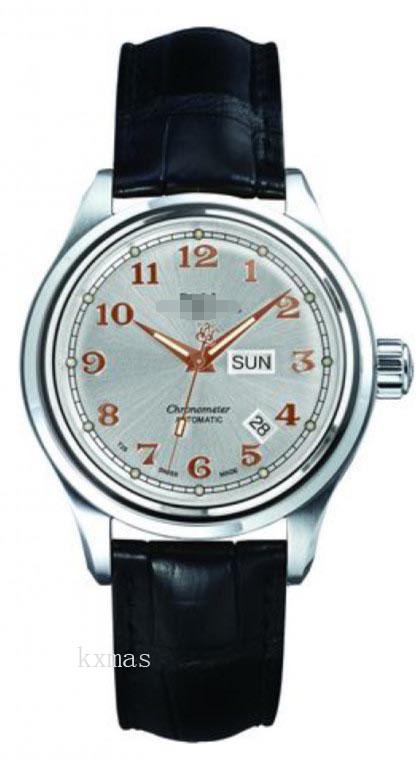 Great Inexpensive Crocodile Leather Wristwatch Band NM1058D-LCJ-SLRG_K0005475