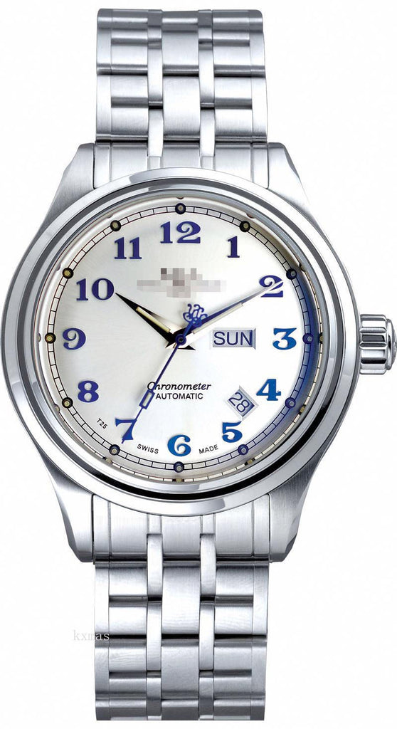 Cheap Elegant Stainless Steel 21 mm Watch Band NM1058D-SCJ-SL_K0020169