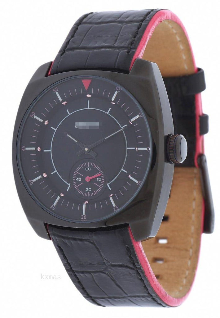 Affordable Swiss Leather Watch Strap NY3919_K0003026