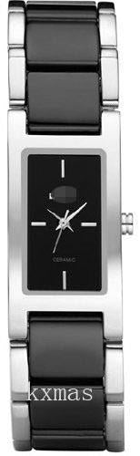 Customized Stainless Steel And Ceramic 19 mm Watch Band NY8032_K0002957