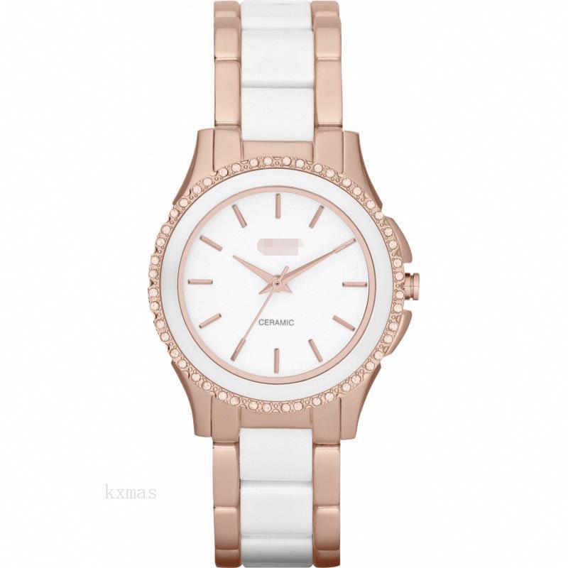 Wholesale Comfortable Stainless Steel And Ceramic 16 mm Watch Bracelet NY8821_K0003008