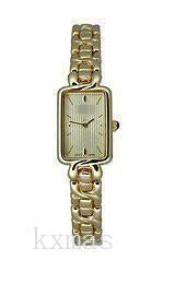 Wholesale Fancy Gold Tone Stainless Steel Wristwatch Band PEGB04_K0028944