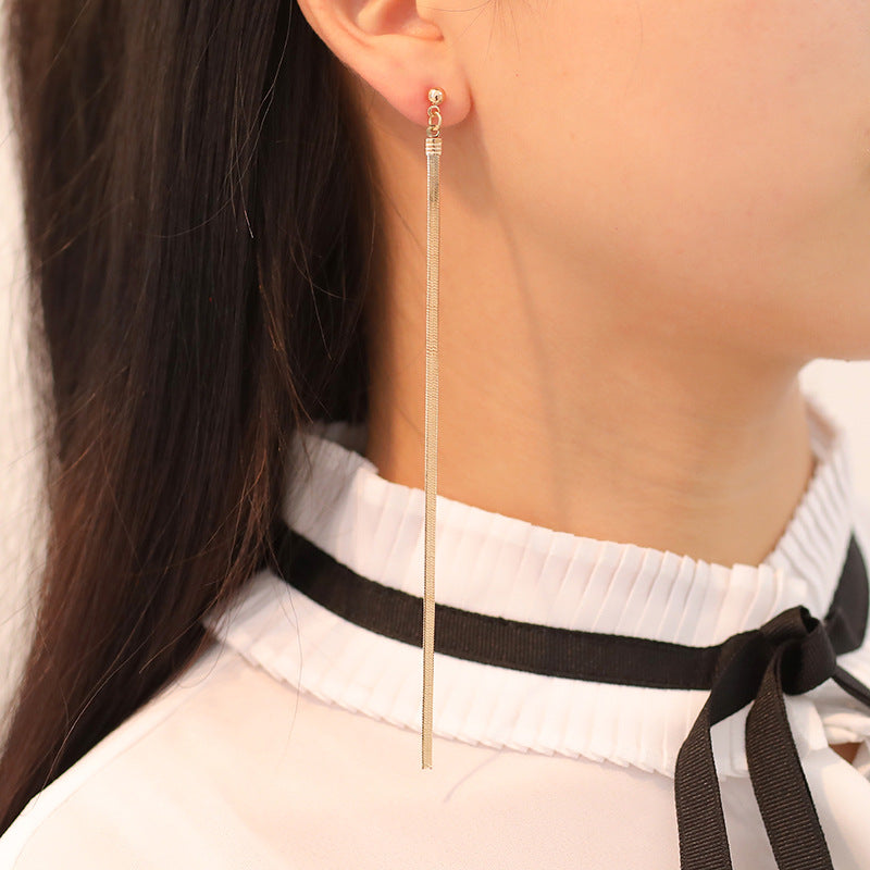 Long Chain Tassel Earrings Ear Drop Hypoallergenic Earrings Jewelry for Women Party Wedding