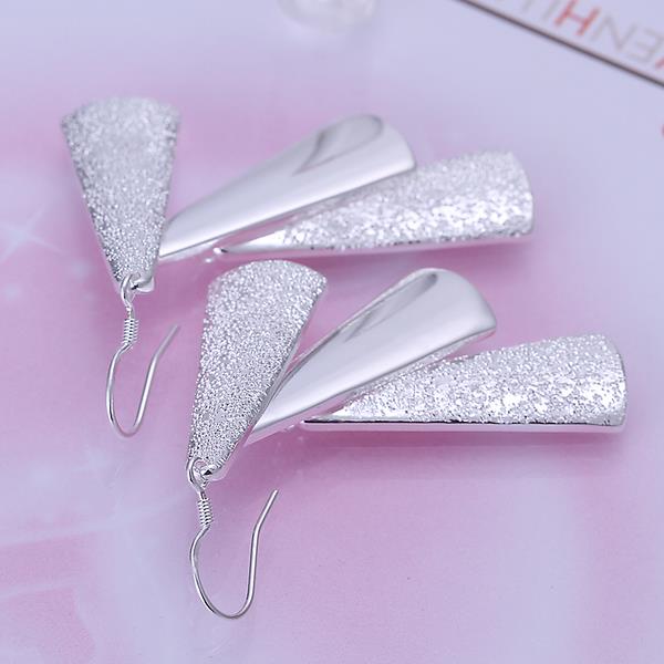 New Fashion Jewelry  Silver Three Schistose Ear Ring Earrings Clip For Women Gift