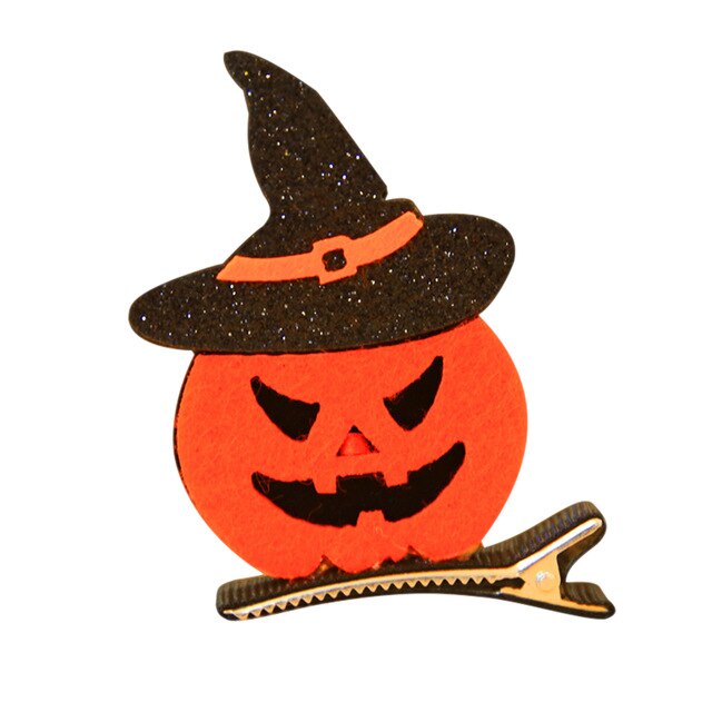 Halloween Girl Alligator Hair Clips Ghost/Witch Hat/Pumpkin/Cat Baby Hairpin Hair Accessories