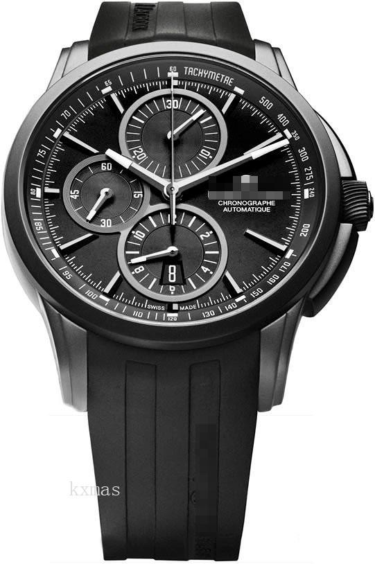 Affordable Designer Rubber 22 mm Watch Band PT6188-SS001-331_K0020999