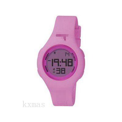 Prince Fashion Pink Rubber 18 mm Wristwatch Strap PU910912004_K0035081