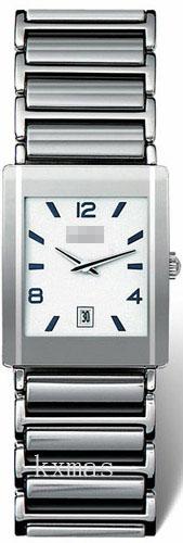 Cheap And Stylish Stainless Steel And Ceramic 20 mm Watch Band R20486112_K0003358