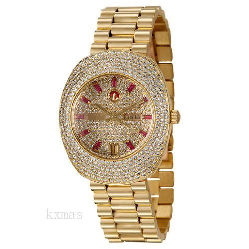 Classy Affordable Yellow Gold 18 mm Watch Band R90169728_K0003373