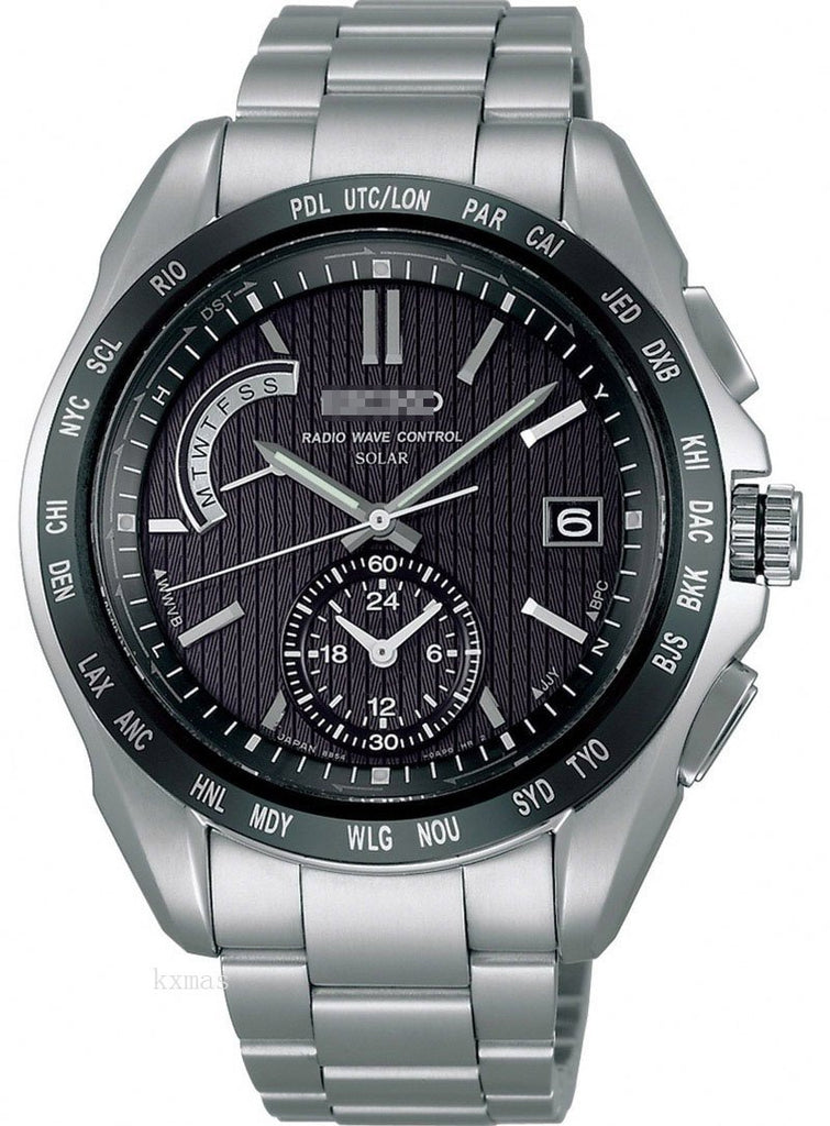 Discount Trendy Titanium 20 mm Watch Belt SAGA131_K0016672
