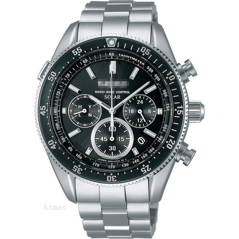 Cheap Durable Titanium 20 mm Watch Wristband SBDM013_K0005425