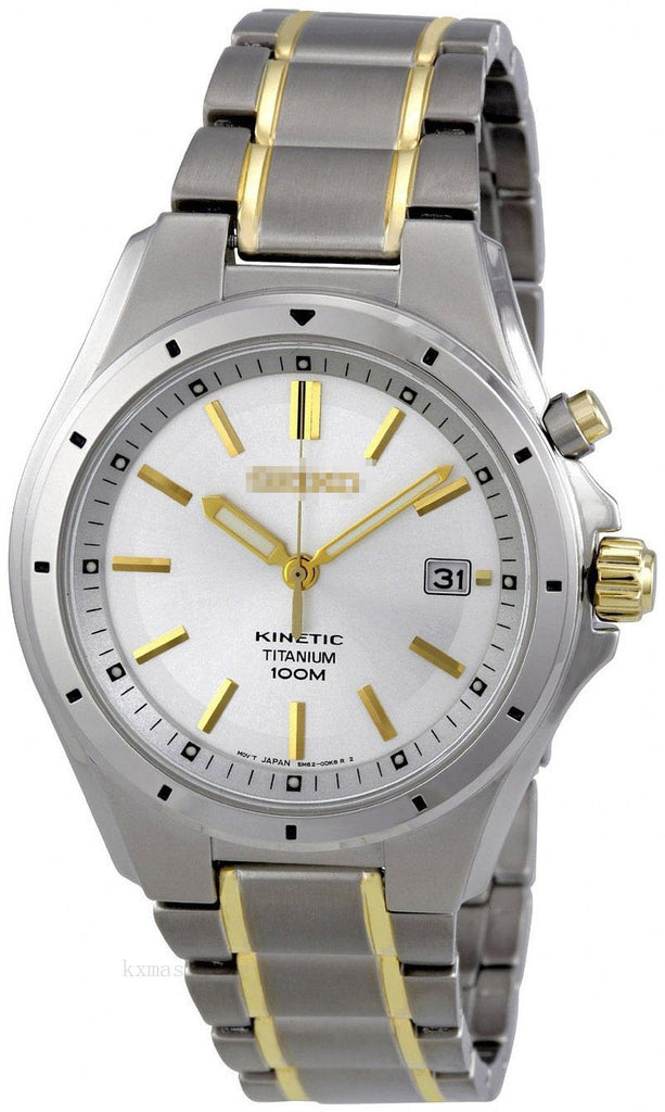 Budget Wrist Titanium 21 mm Watch Band Replacement SKA497P1_K0005714