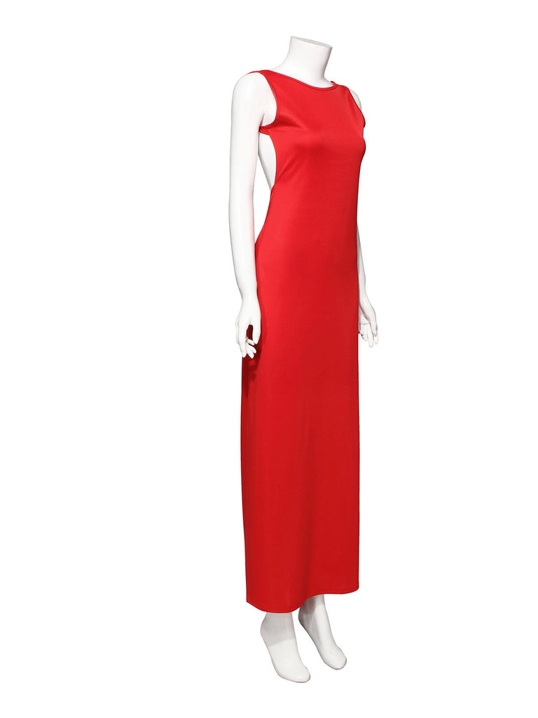 Ladies Red Maxi Dresses