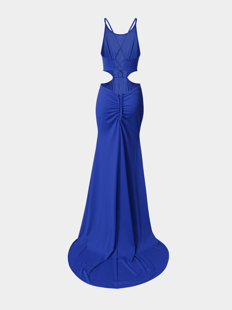 Womens Blue Maxi Dresses