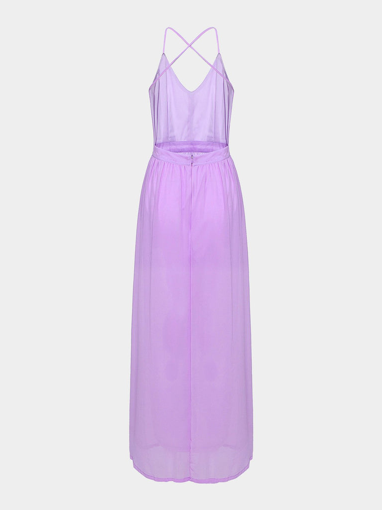 Womens Purple Maxi Dresses