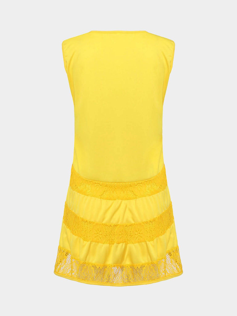 Womens Yellow Casual Dresses