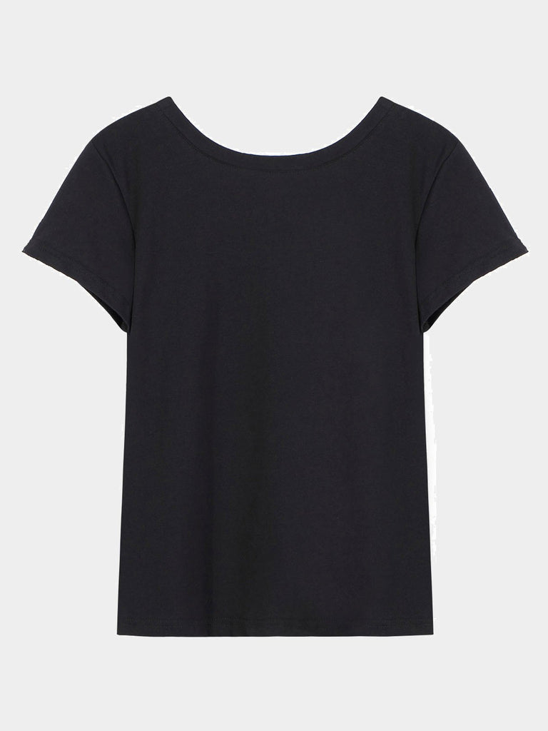 Womens Black T-Shirts
