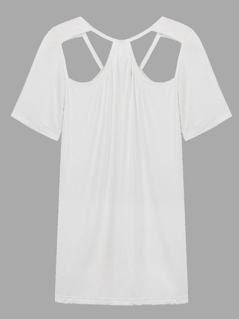 Womens White T-Shirts