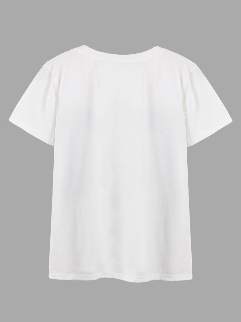 Womens White T-Shirts
