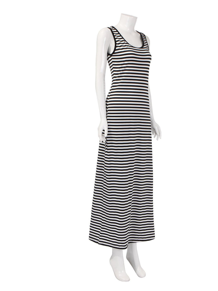 Ladies Striped Maxi Dresses