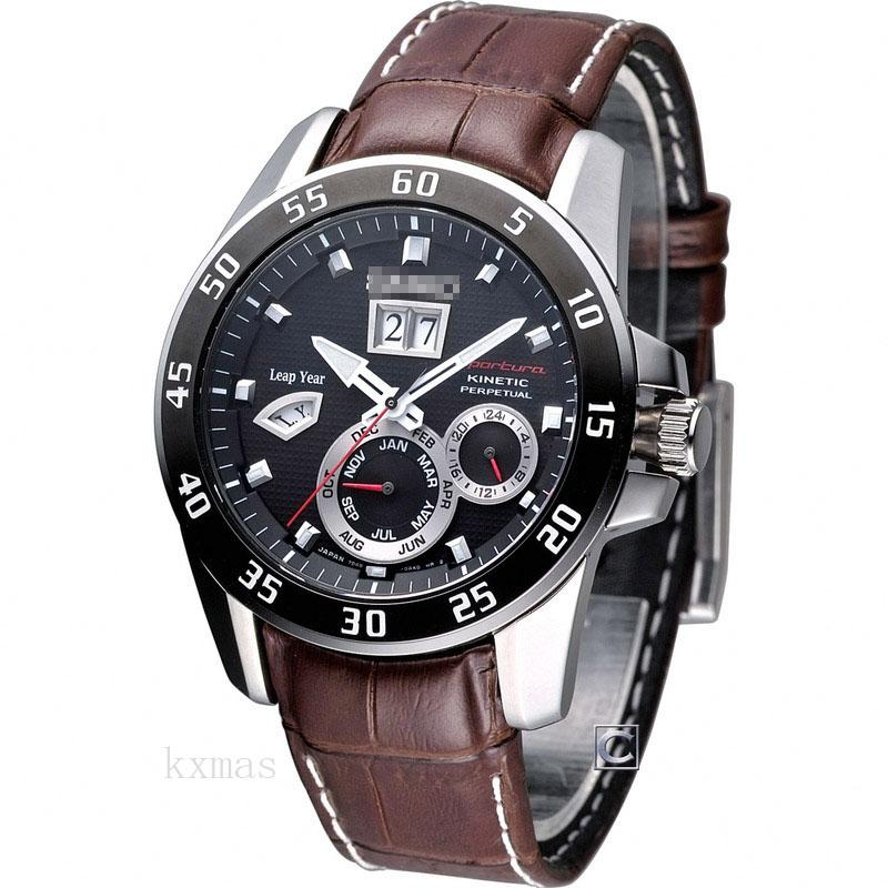 Cheap High Quality Leather 20 mm Wristwatch Band SNP055J2_K0006607