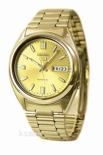 Prestige Gold-Tone Stainless Steel 20 mm Watch Band SNXS80_K0001681