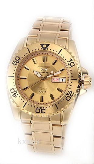Custom Gold Tone 22 mm Watch Bracelet SNZG42J1_K0006486