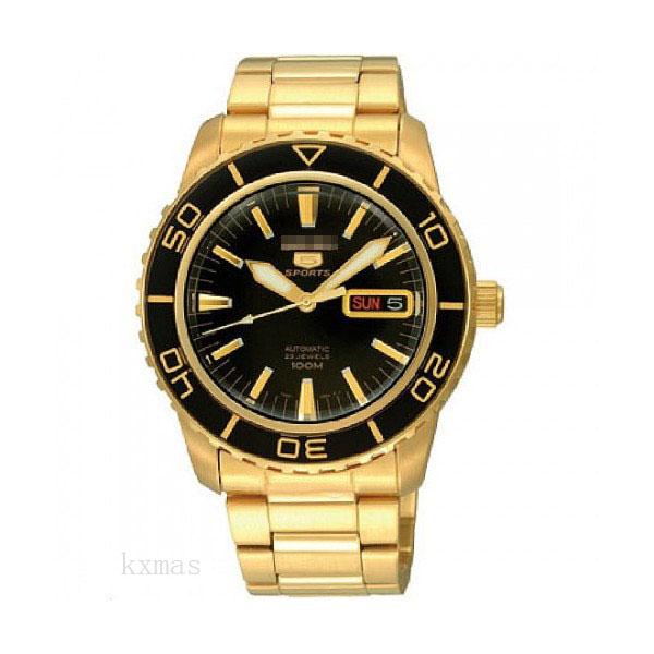 Buy Elegance Gold Tone 22 mm Watch Band SNZH60K1_K0006459