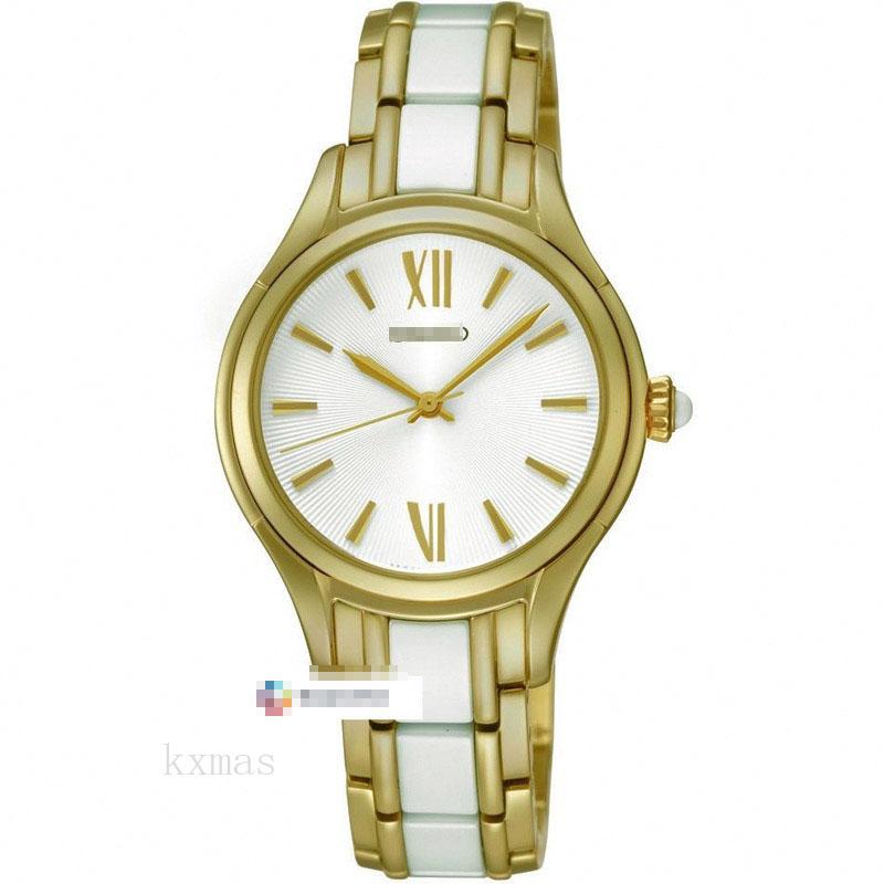 Wholesale Funky Gold Tone Ceramic And Stainless Steel Watch Band SRZ398P1_K0006149