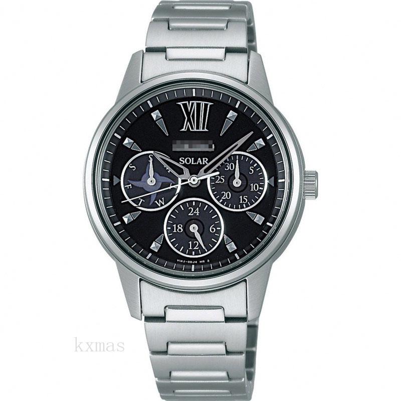 Bargain Elegant Stainless Steel 20 mm Watch Wristband SSDV001_K0005100