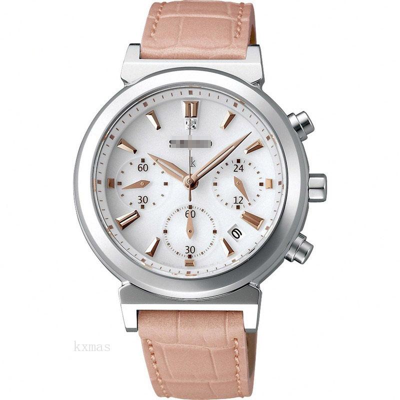 Discounted Wholesale Leather 19 mm Watch Band SSVS007_K0005044
