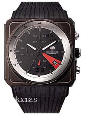 Wholesale Shop Black Polyurethane Watch Strap SU100-2_K0037561