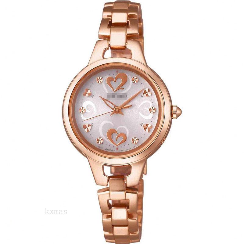 Prince Fashion Rose Gold Tone 10 mm Watch Band SWFT006_K0004924