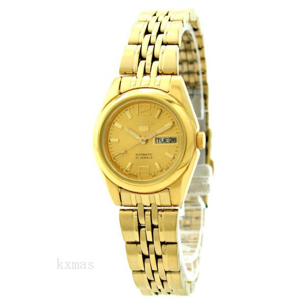 Affordable Designer Gold Tone Stainless Steel Watch Band SYMA60J1_K0007165
