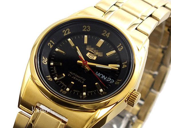 High Fashion Gold Tone 18 mm Watch Bracelet SYMC06J1_K0005770